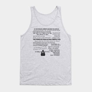 Scream Kings Taglines Tank Top